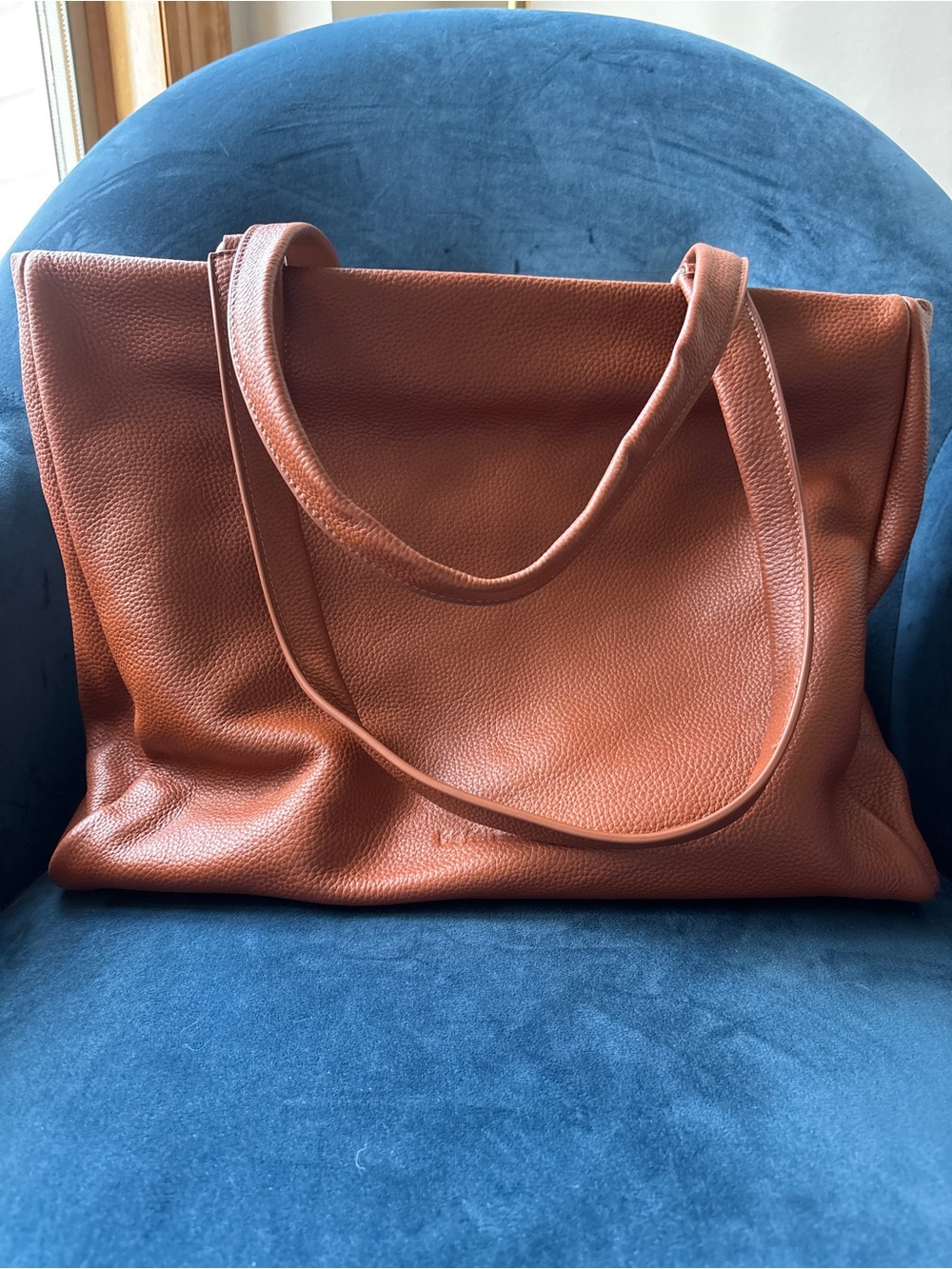 befen Genuine Leather Work Tote Bag for Women with 15" Compartment
